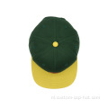 Unisex 100% katoenen plastic sluiting snapback caps